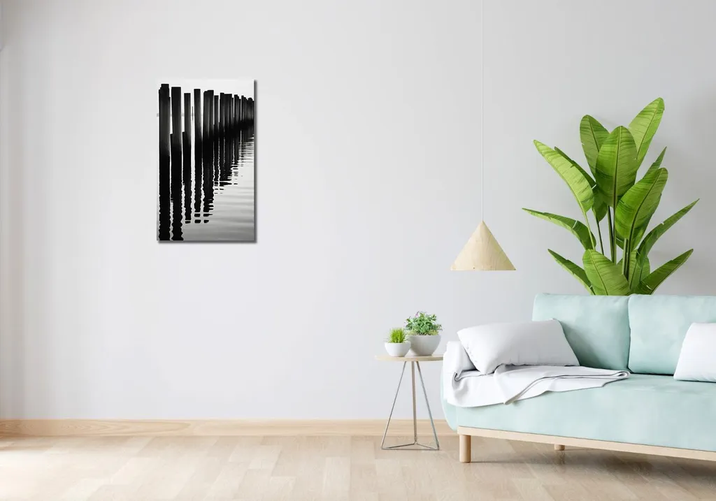 Image Rythme de l'eau et du bois 40x70 - Impression Premium Design - 2