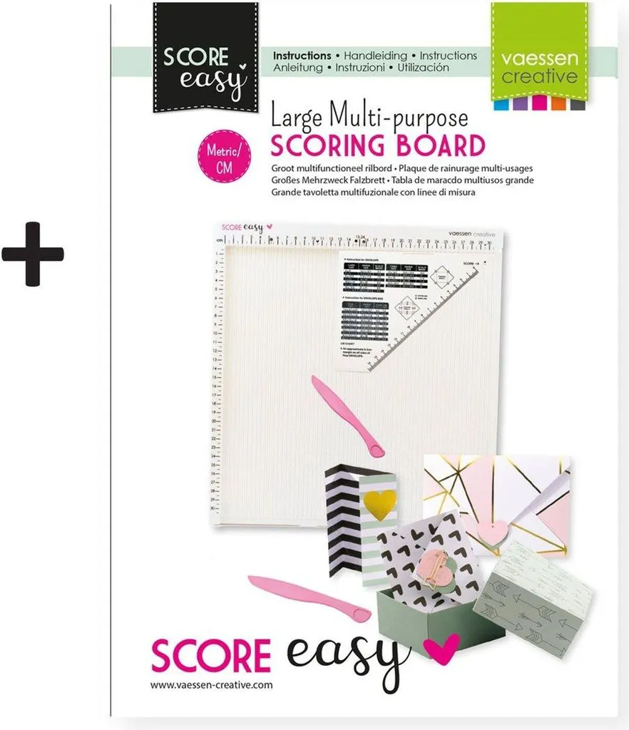 Table de rainurage Score Easy Vaessen Creative blanc cassé pour pliage - 7