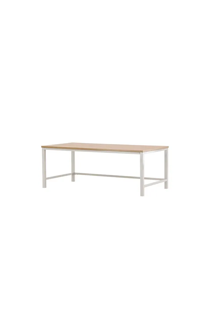 Table Rise Greige Venture Home - Finition effet chêne et pieds métal