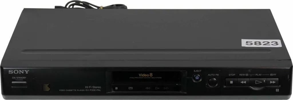 Numérisez vos Cassettes 8mm avec le Magnétoscope Video 8 Sony EV-P25E PAL