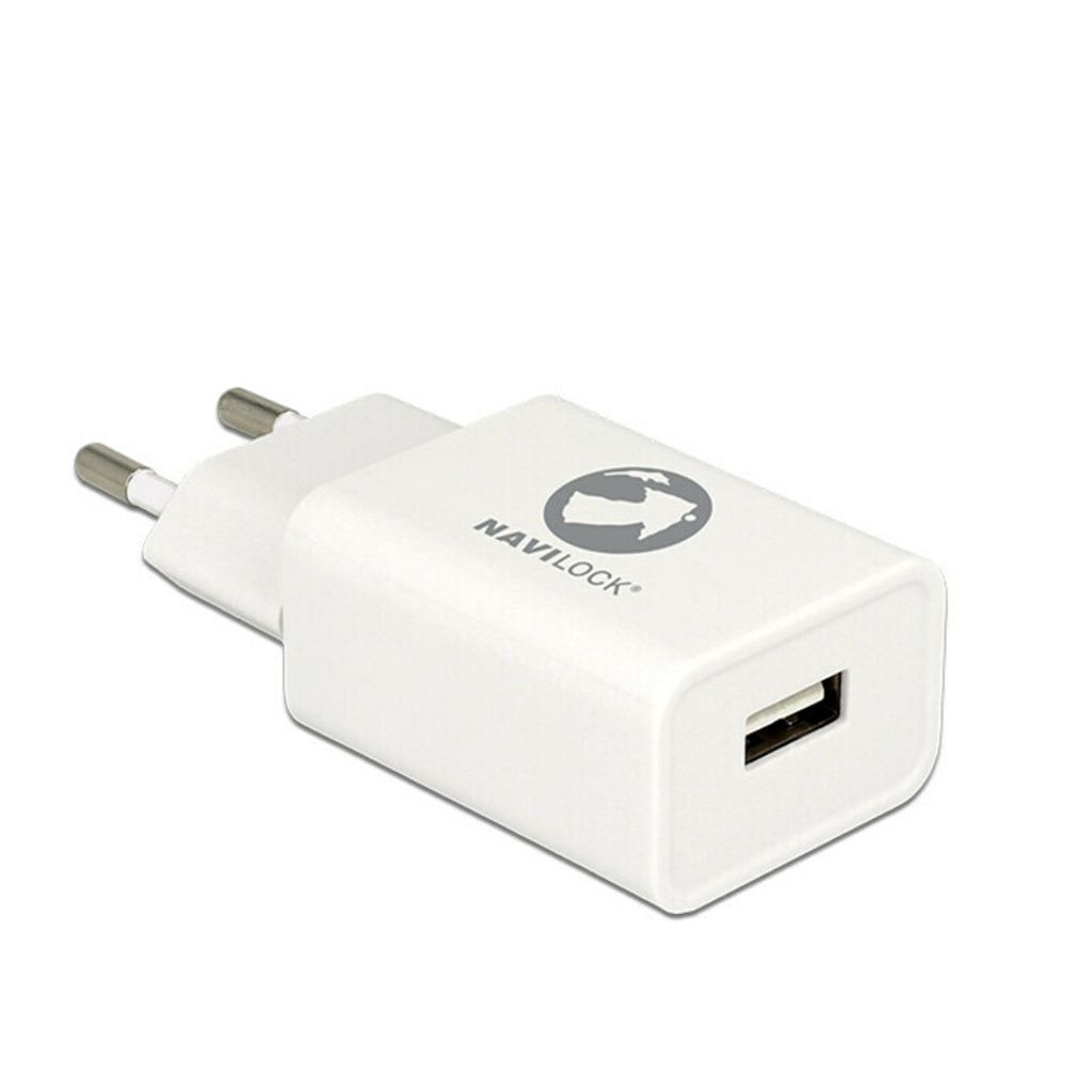 NaviLock Ladegerät USB/A white