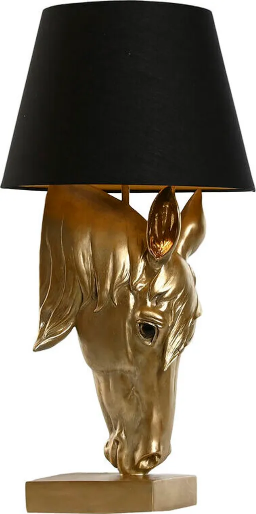 Luminaire de salon design chic coloris Noir et Or Home ESPRIT 59cm