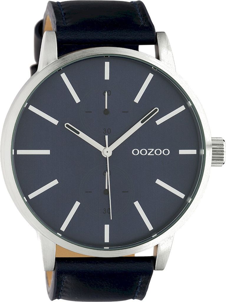 Oozoo - Herrenuhr - C10501 - Dunkelblau Silber