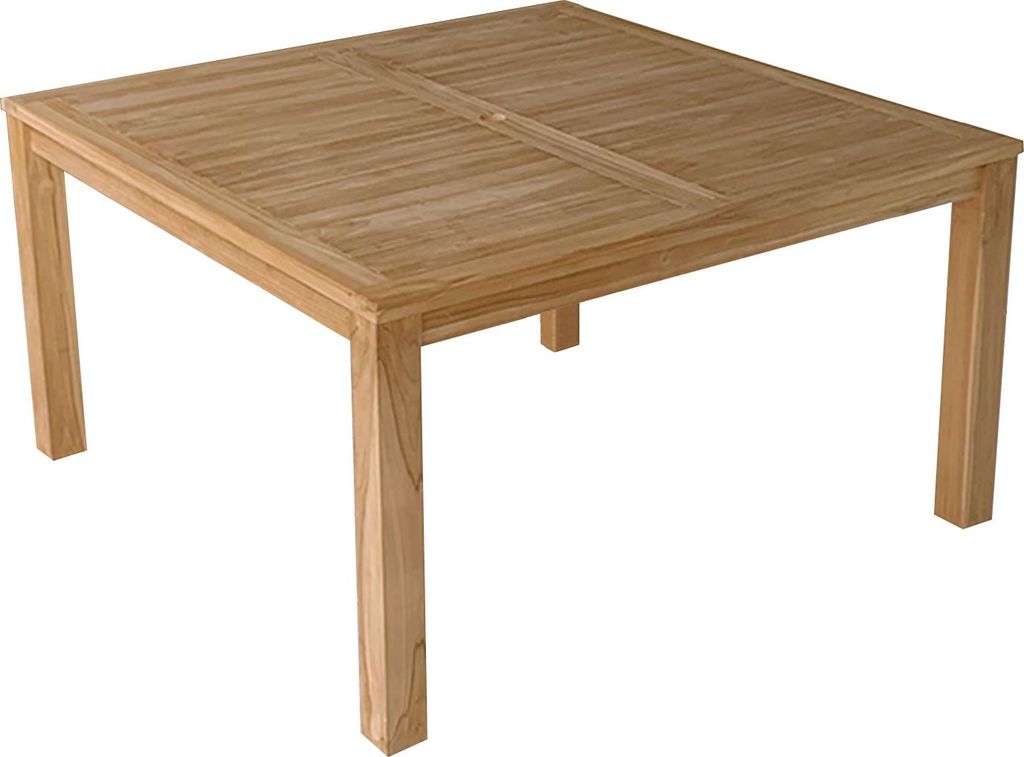 Table carrée 140cm en teck JAVA Image du produit 