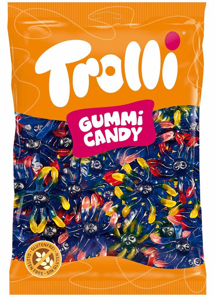 Gomme de fruit Trolli calamars 1000g Image du produit 