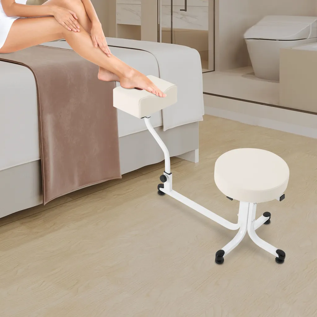Tabouret de pédicure, siège mobile, tabouret bas avec roulettes, petit tabouret de manucure spa, banc rond pivotant pour enfants et adultes, hauteur 27 cm Tabouret de pédicure, siège mobile, tabouret bas avec roulettes, petit tabouret de manucure spa, banc rond pivotant pour enfants et adultes, hauteur 27 cm