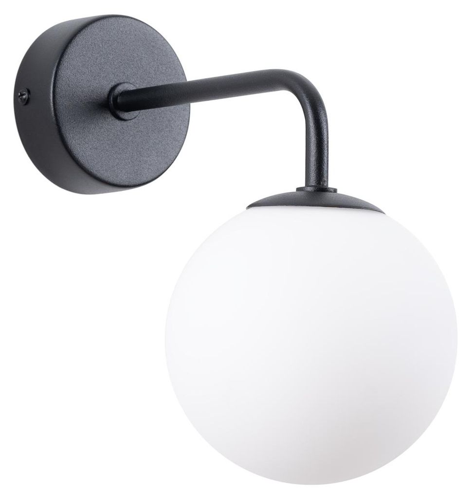 Wandlampe ASTRAL 1 schwarz 1xG9 8W Stahl/Glas 21x22x10cm Produktbild 
