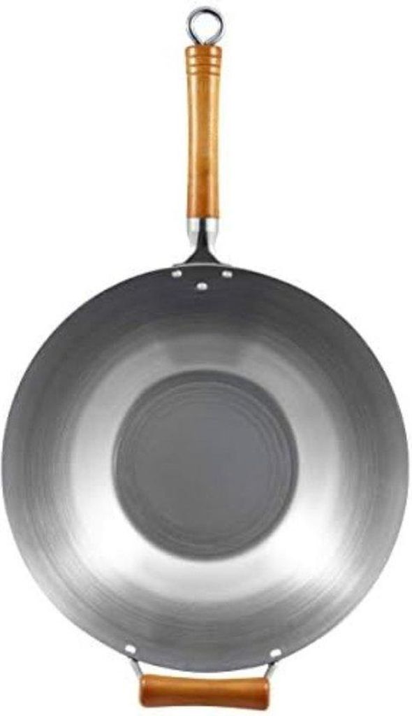 Kohlenstoffstahl Wok 36cm mit Antihaftbeschichtung für Induktion