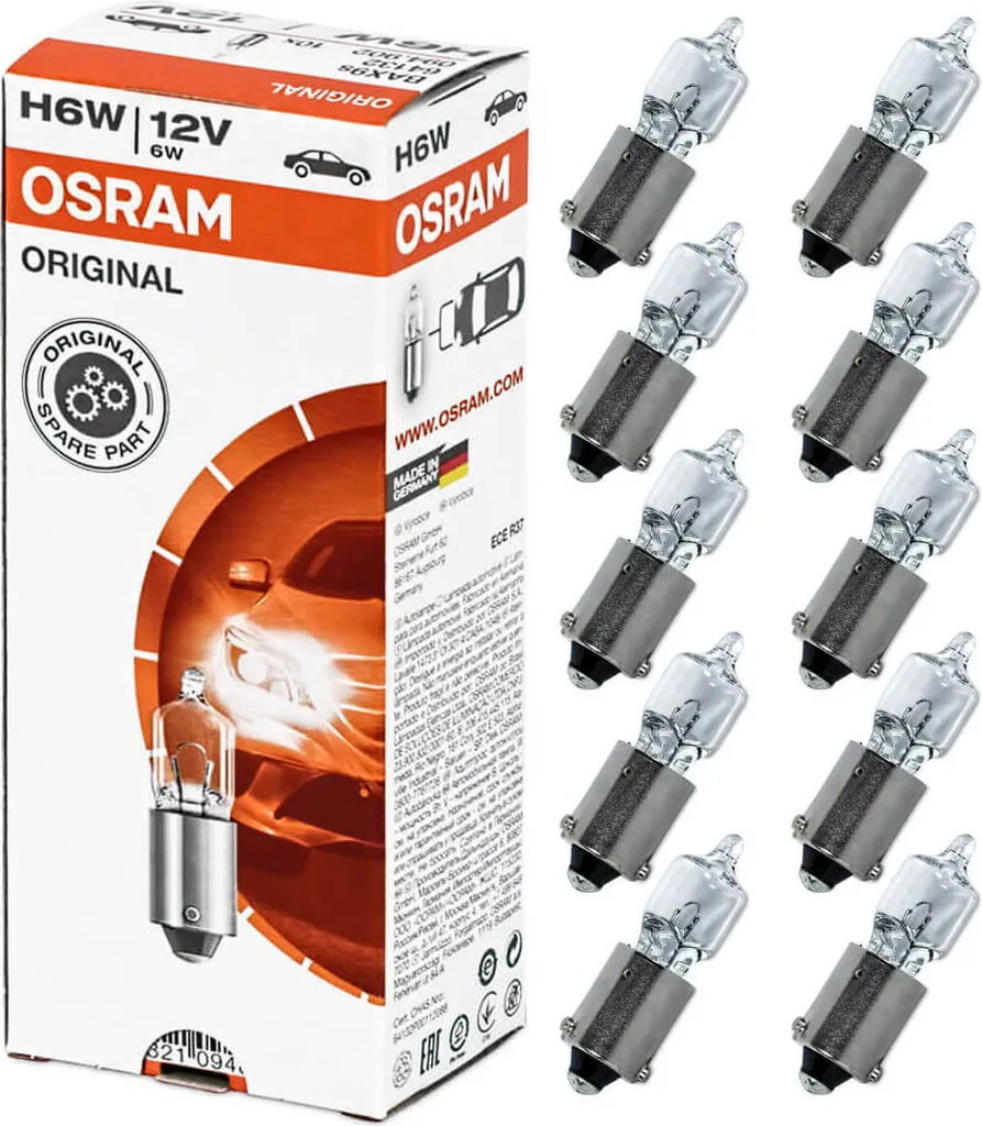 OSRAM Original Line H6W lampadine 12V 6W