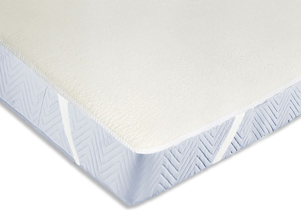 Matratzenschoner, Baumwolle, 120x200 cm, rohweiß Produktbild 1