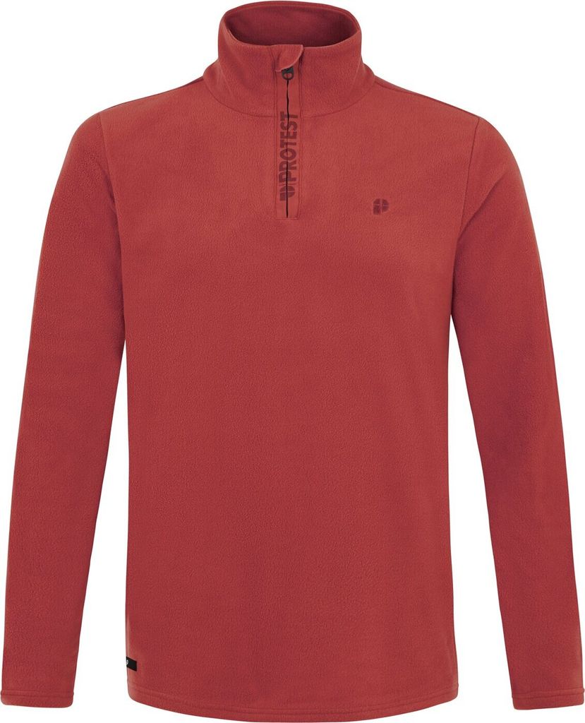 PROTEST PERFECTO 1/4 zip top Barn Red Barn Red L