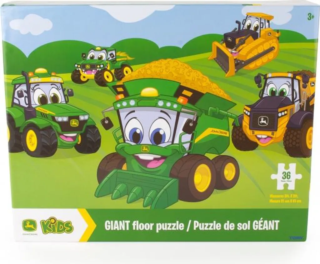 Grand puzzle de sol enfant pour s'amuser et apprendre l'univers de ferme - 4