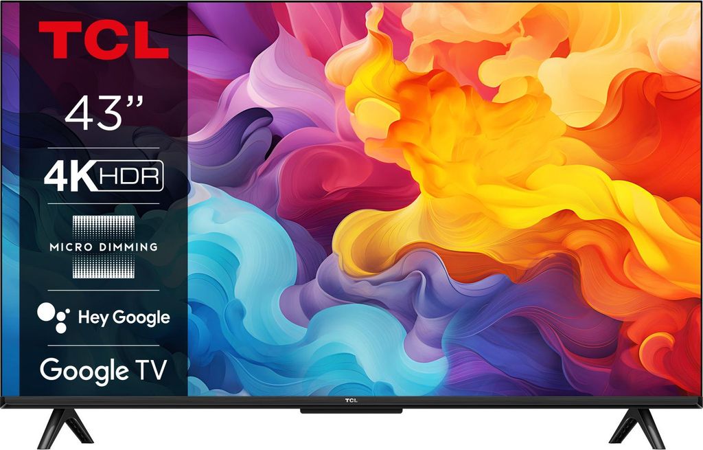 TCL TV Set||43"|4K/Smart|3840x2160|Wireless Image du produit 