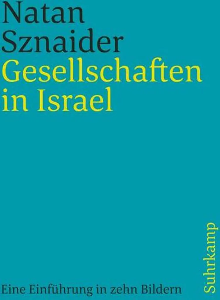 Gesellschaften in Israel : livre analyse sociologique approfondie de 2024