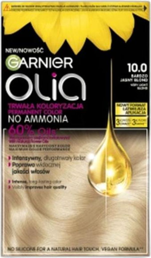 Garnier Olia Farba do włosów 10.0 Bardzo Jasny Blond