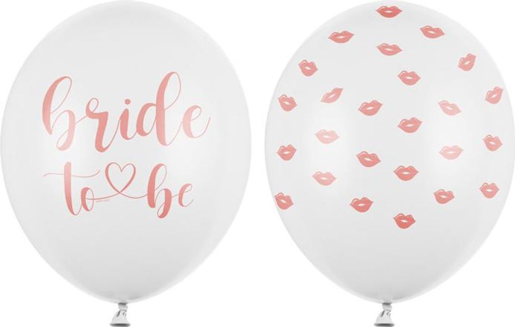 Luftballons 30 cm, Bride to be, Mix (1 Packung / 50 Stück)