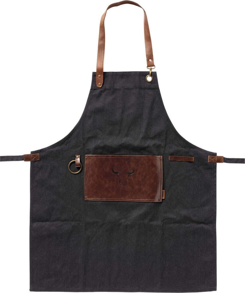 Textino Schürze Grill 70x90 cm Schwarz