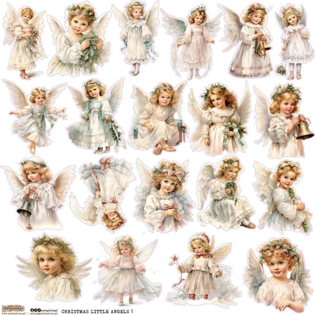 AUFKLEBER ScrapLove Dekor Stickers - Christmas Little Produktbild 