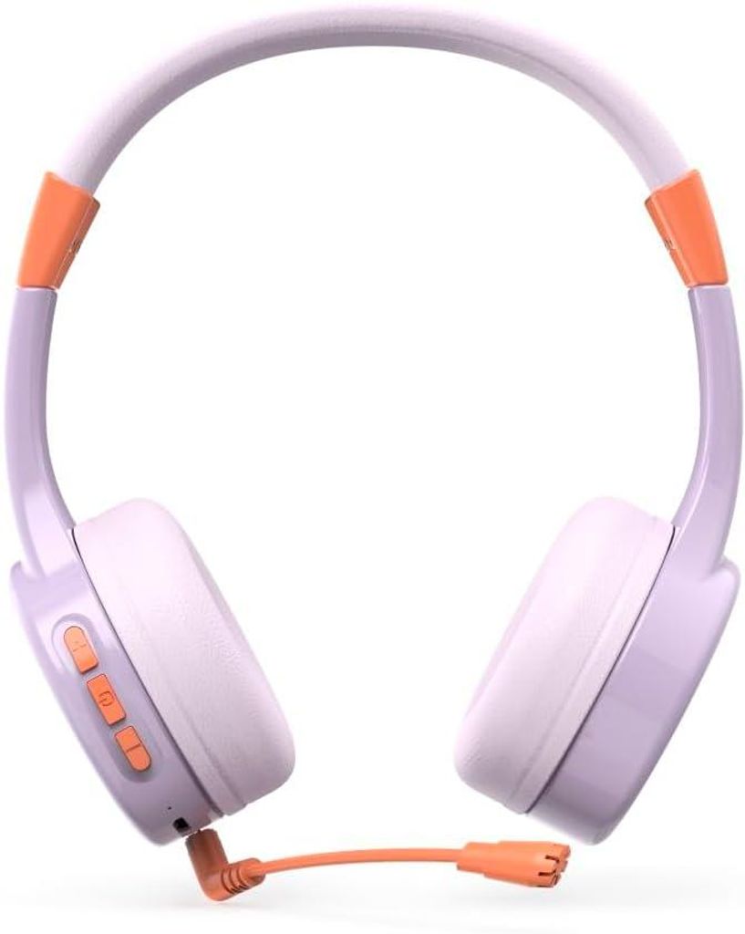 Bluetooth Kinder Kopfhörer On-Ear mit 85dB Limit, 48h Akku, Mikrofon & Multipoint, verstellbar, robust, ideal für Kinder und Teenager alltagspluspr