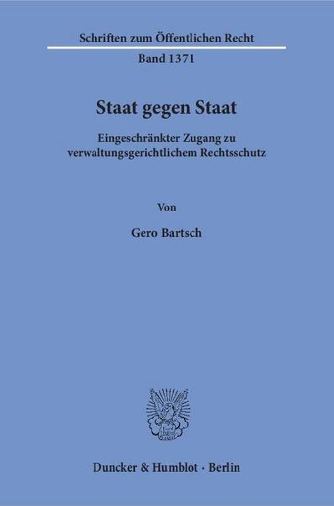 Staat gegen Staat.