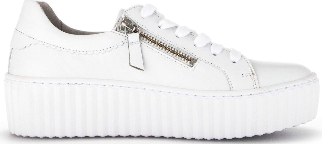 Gabor Plateau Schnürschuhe Damen 31373538333538 Weiß 39 EU Produktbild 3