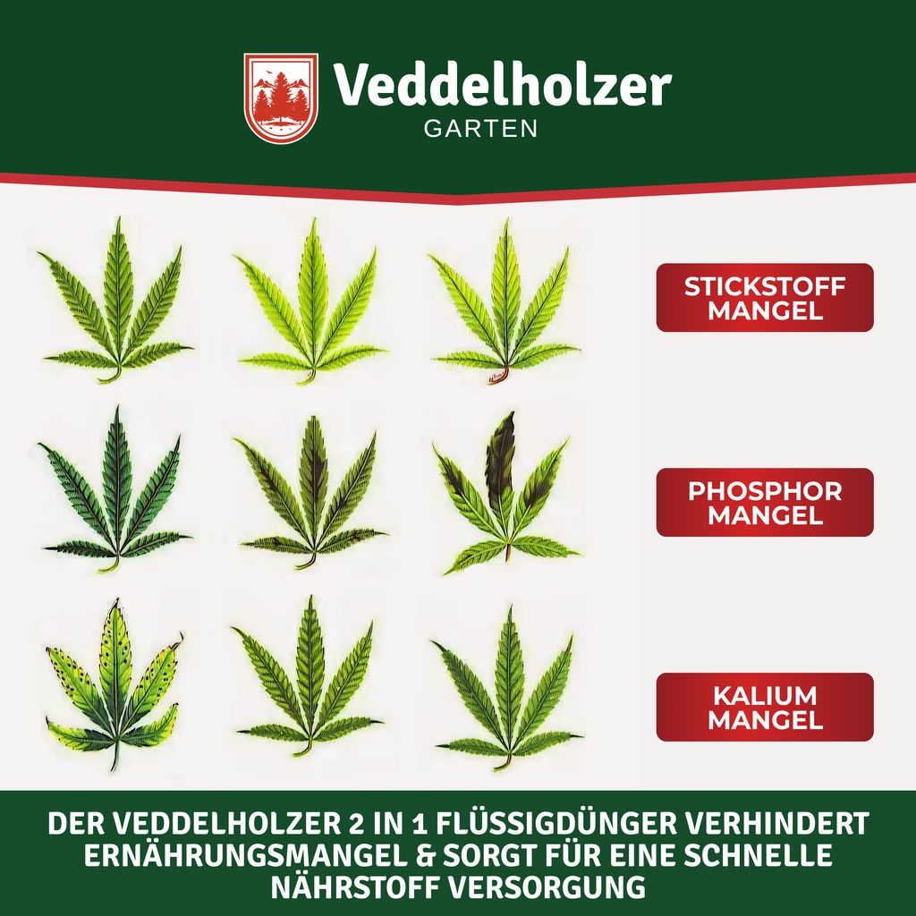 dünger hanfpflanzen Cannabis Dünger - Mineralischer NPK Flüssigdünger mit Stickstoff
