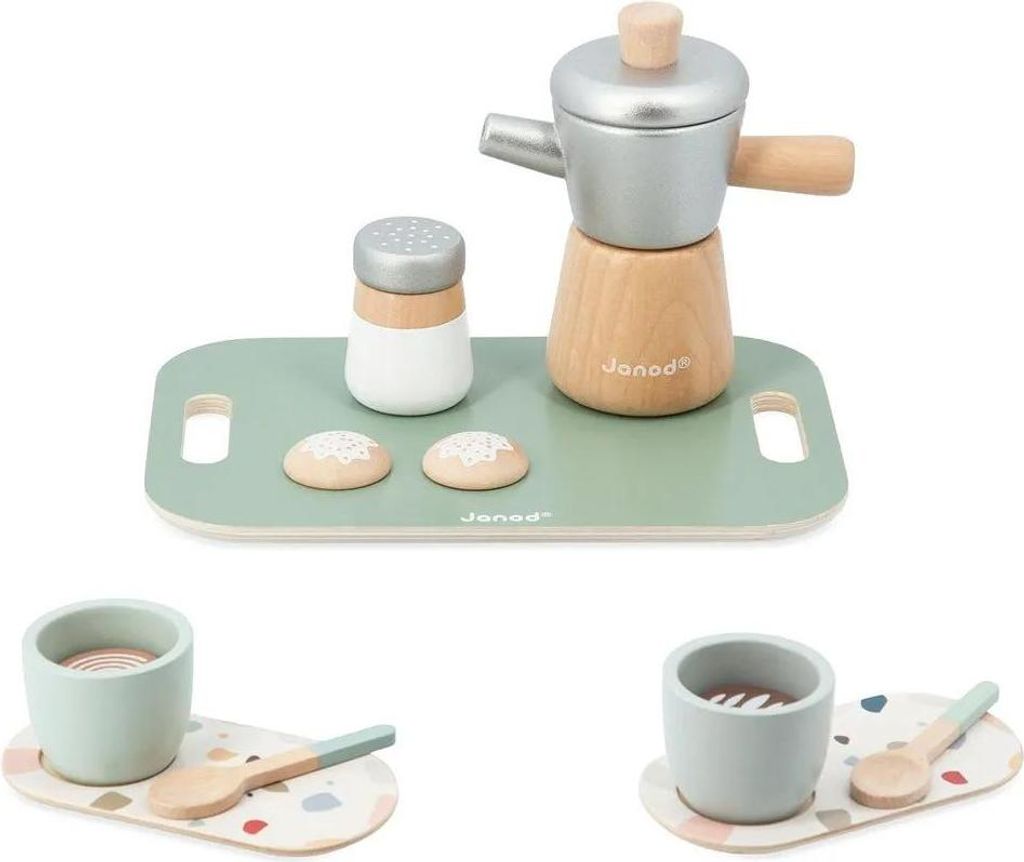 Janod Dřevěný kávovar pro děti Obrázek produktu 