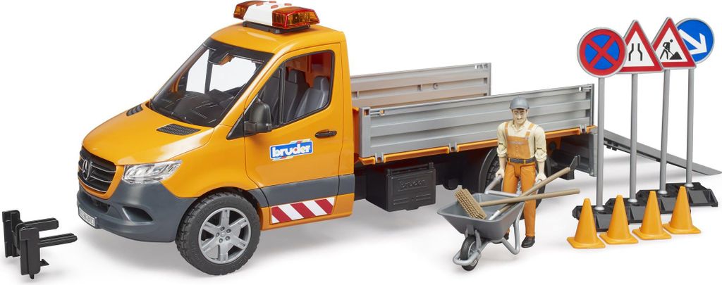 Bruder 02677 - Mercedes Benz Sprinter Kommunal mit Fahrer, Produktbild 