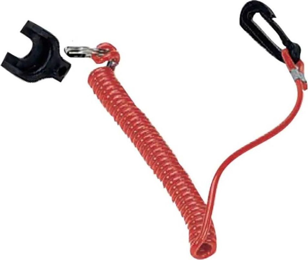 Nuova Rade Not-aus-schlüssel Mit Spiralkabel Für Omc-motor Rot Rot One Size