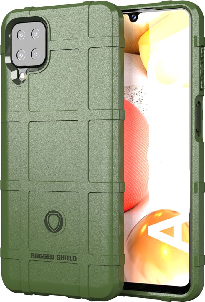 Galaxy A12 5G Hülle, LaimTop Weich TPU Silikon Stossfest Anti-rutsch Tasche Heavy Duty Schutzhülle für Samsung Galaxy A12 5G Grün