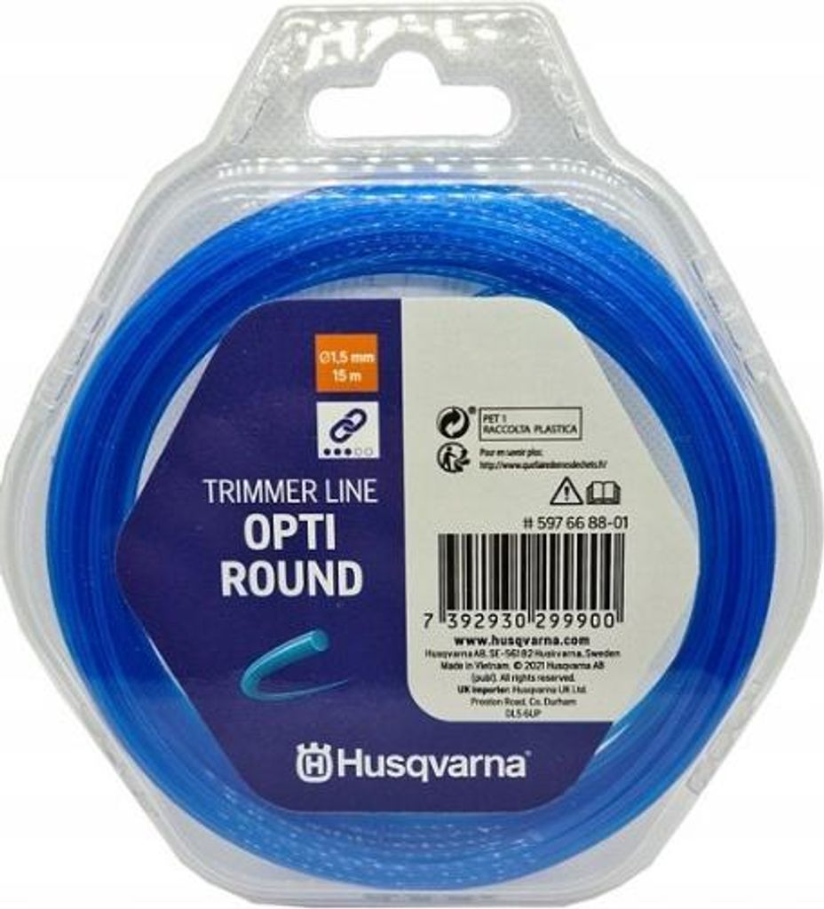 Husqvarna Fil de coupe Opti-Rond 1.5mm x 15m Image du produit 