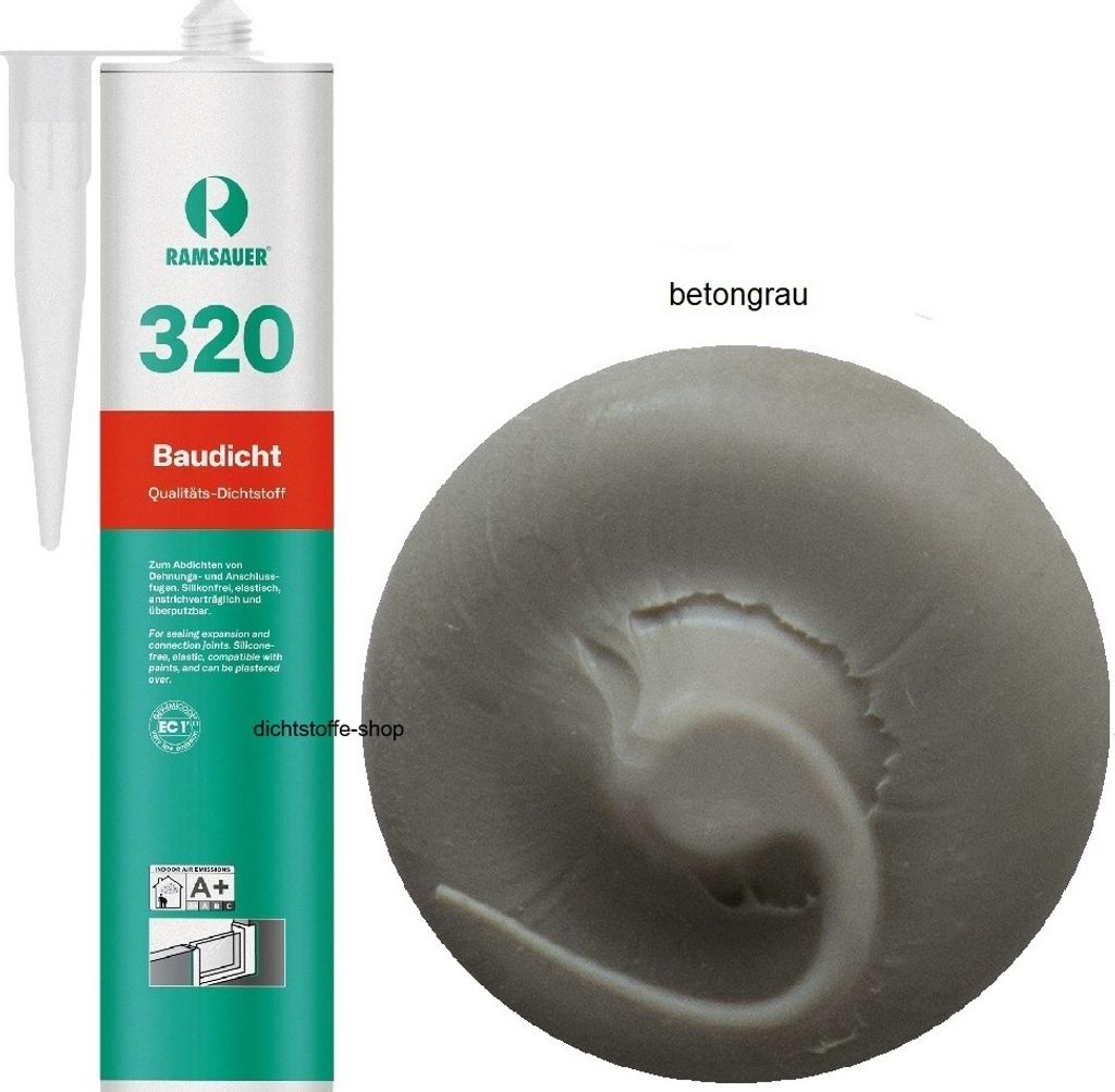 Ramsauer 320 Baudicht 1K Hybrid Dichtstoff 310ml Kartusche Produktbild 