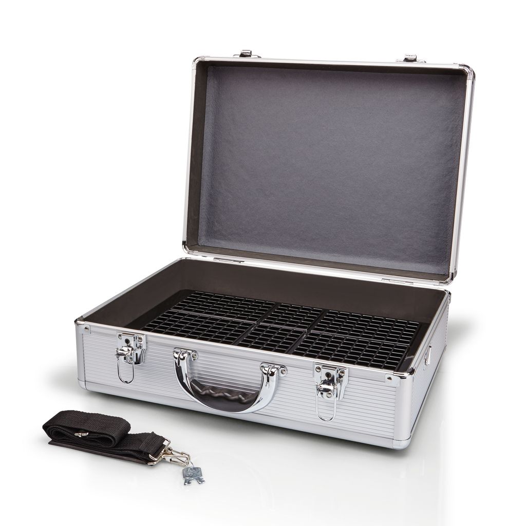 Copic Sketch Präsentationskoffer leer - 380x180x490cm - Silber - 360 nachfüllbare Grafikmarker