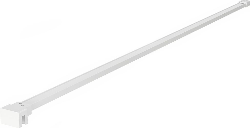 Mexen supporto semplice per parete doccia 6-8 mm, bianco - Immagine del prodotto 
