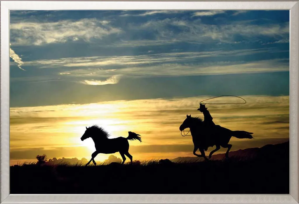 Cornice Shinsuke Maxi Argento + Poster Laird Sunset Ride | Arredo Top