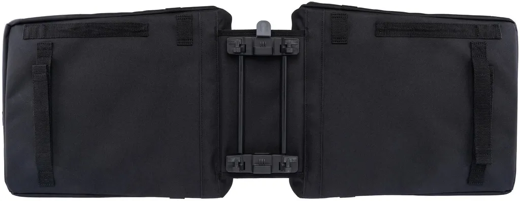 Sacoche double vélo Contec Via Weekender RT noire pour porte-bagages