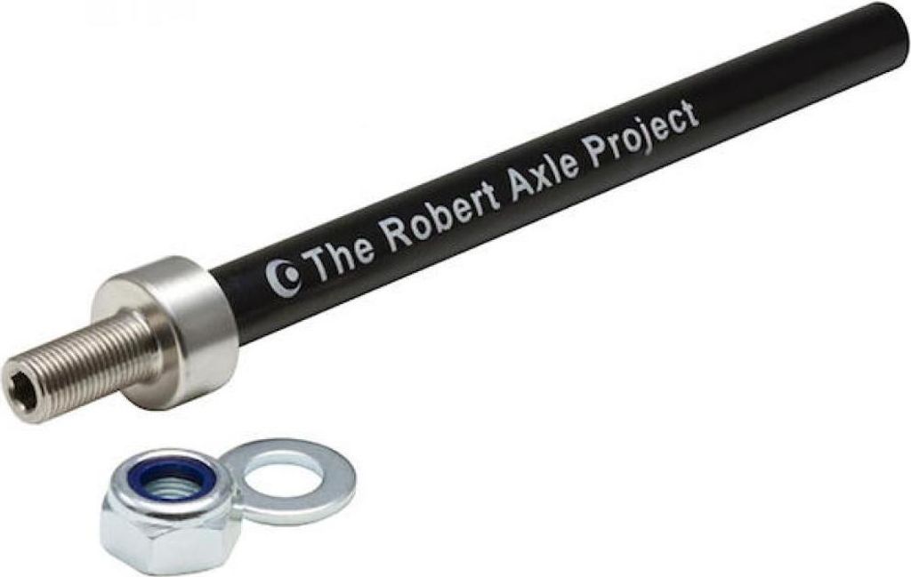 The Thru Axle for Bike Trailer 142 Schwarz - stabile Steckachse für Kinderanh...