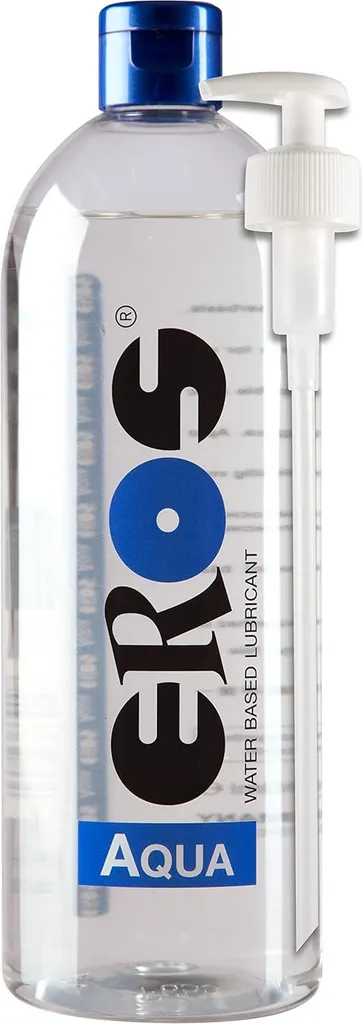 Gel lubrifiant à base d'eau EROS Aqua 1000ml avec distributeur manuel