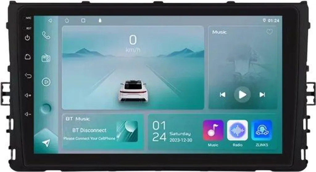 Navigation GPS et Bluetooth pour Volkswagen Polo T-Cross MQB CarPlay