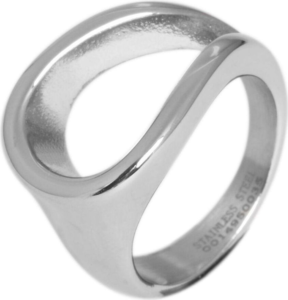 Akzent Damen-Ring aus Edelstahl