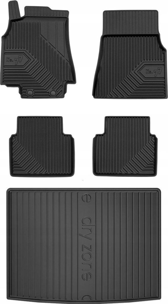 SET 77 Fußmatten und Matte Mercedes B W245 2005-2011 kz
