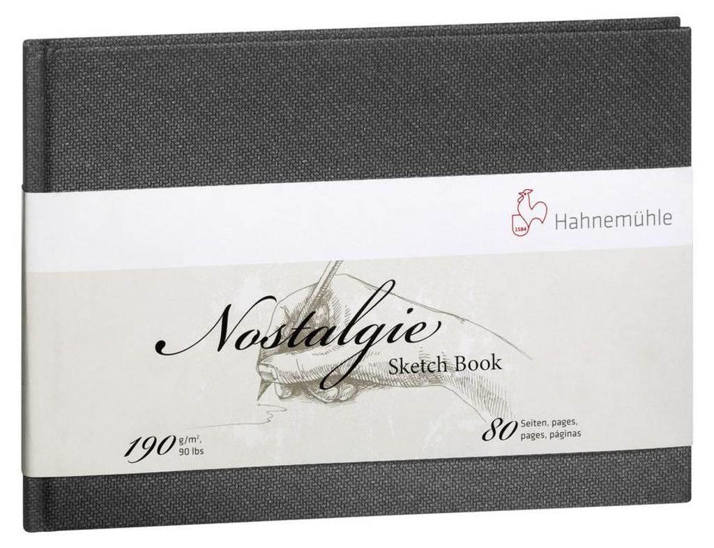 Hahnemühle Nostalgie sketchbook - 190 g/m² - Formato DIN A4 Immagine del prodotto 