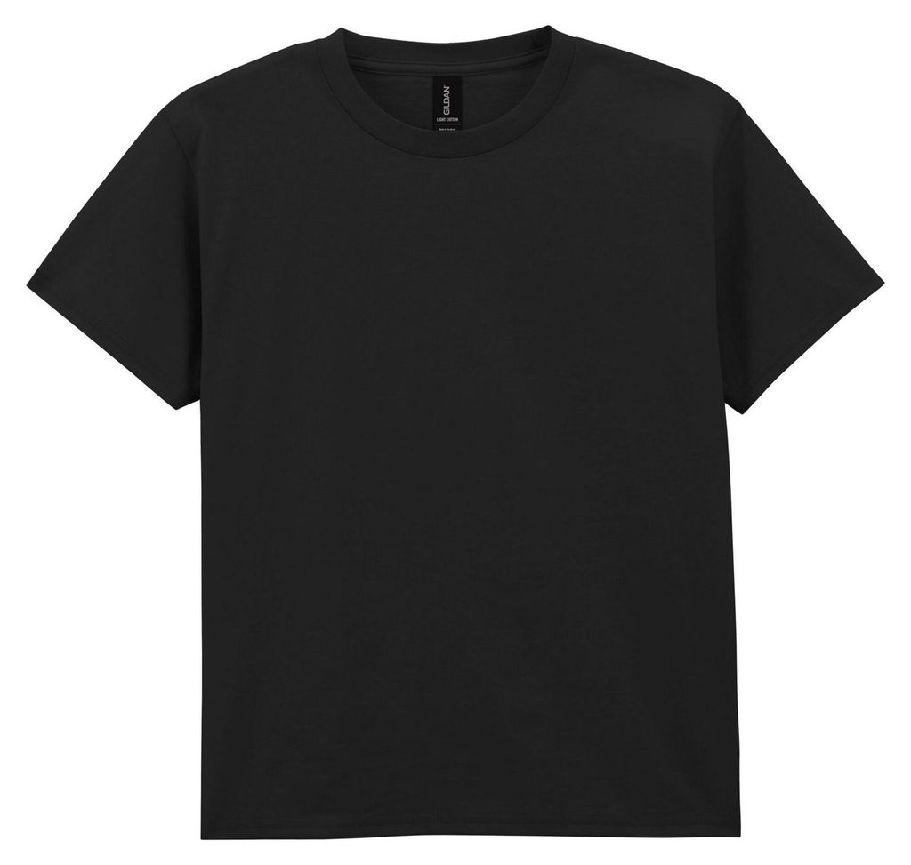 Gildan - T-Shirt Leicht für Kinder LT1496 (116) (Schwarz)