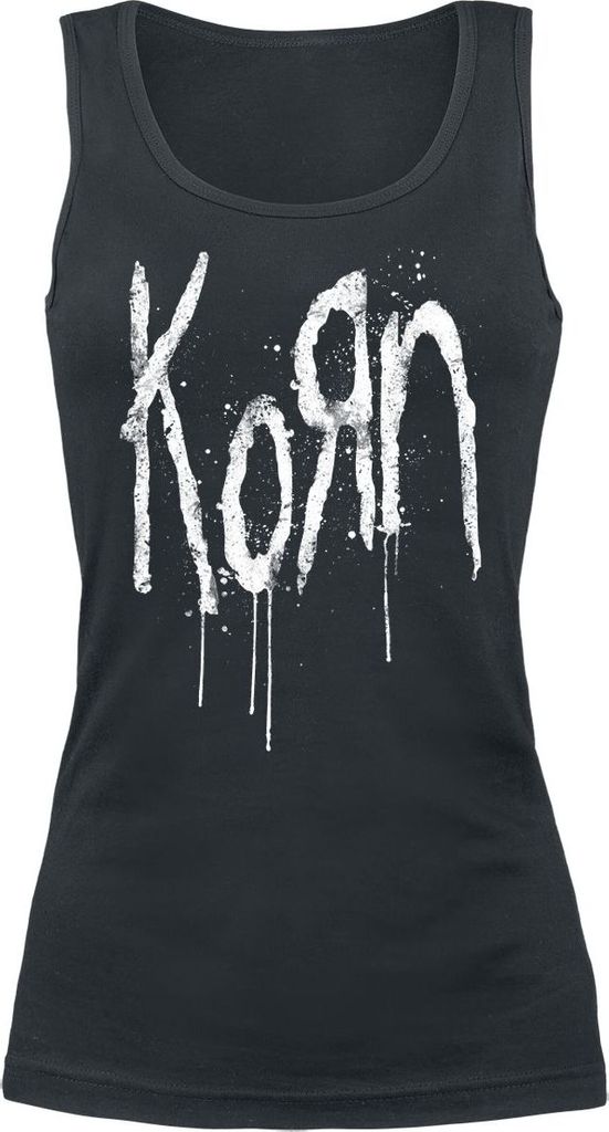 Korn Top Damen Freak Splatter schwarz XL Produktbild 