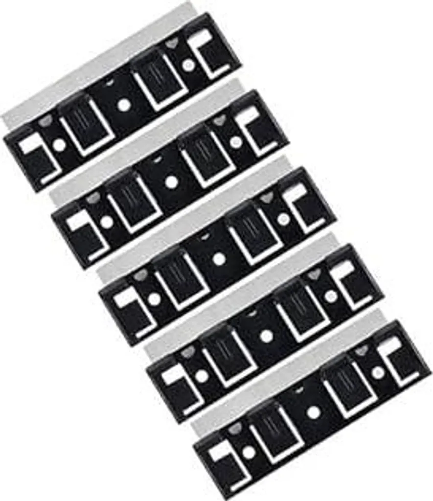 Hygger HG-815 M Lame Ricambio Inox - Set 5 Pezzi per Vetro Acquario