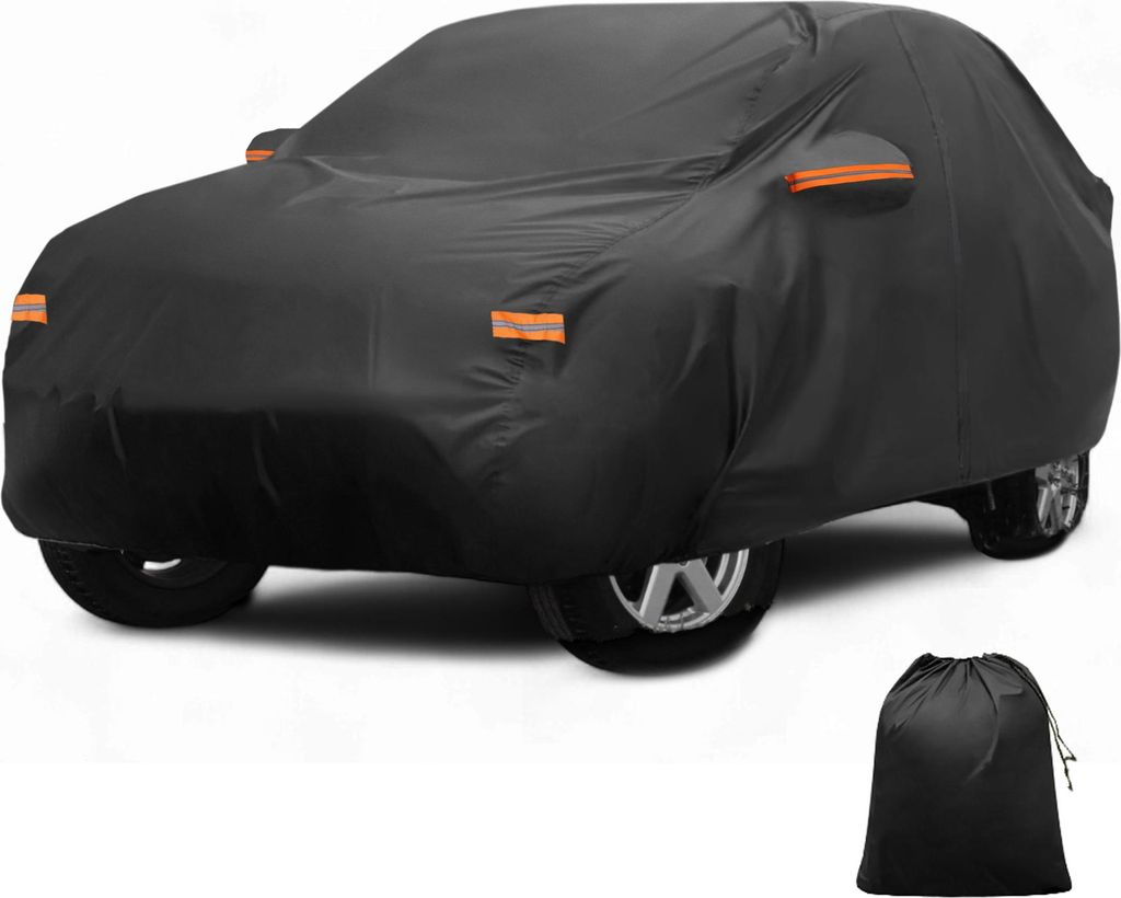 Autoabdeckung fš¹r Volvo XC90 Aluminiumfolie Outdoor Vollabdeckung Autoabdeckung Alle Wetter Wasserdicht Winddicht Sonne Regen Schnee Schutz mit ...