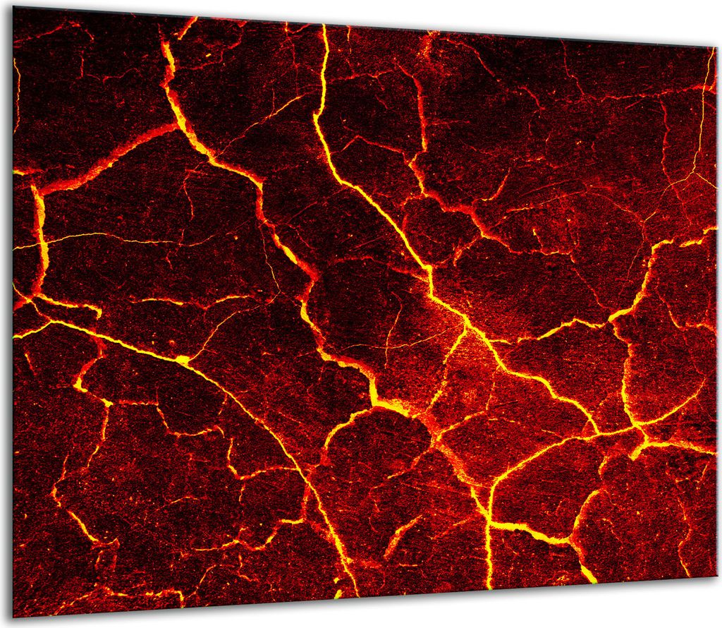 Herdabdeckplatten Glaskeramikkochfeld-Abdeckung Spritzschutz Glas 60x52cm Rot Schwarz