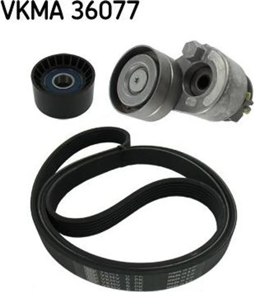 Kit Accessoires VKMA 36077 SKF Haute Performance compatible MW30621284