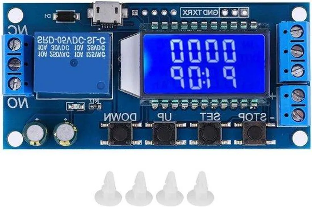 Relais Temporisé pour Automatisation Domotique et Industrielle 5V 12V
