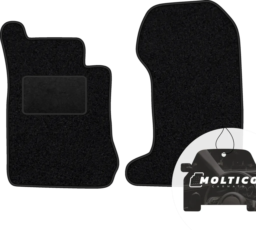 Set Tappetini Anteriori Mercedes E W210 4-matic | Velluto Nero moto-MOLTICO